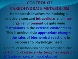 Control of intra-cellular (enzyme regulator)