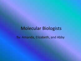 Molecular Biologists