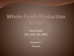 Whole Foods Production NS430