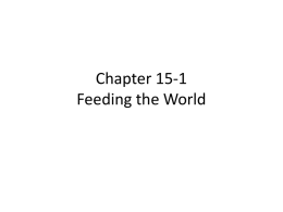 Chapter 15-1 Feeding the World - Room N-60