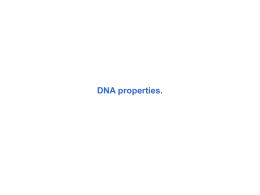 DNA properties.