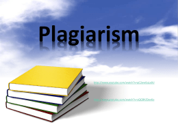 Plagiarism is. - Holland College