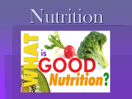 Nutrition PowerPoint