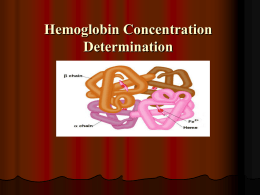 Hemoglobin (Hb