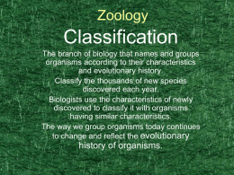 Advanced Biology Chapter 18 Classification
