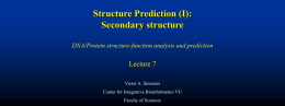 Protein secondary structure