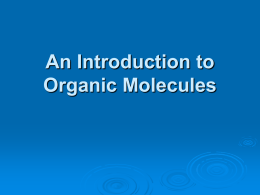 Organic Molecules Version 2