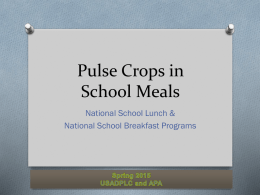 pulsesinschoolmealsx - American Pulse Association