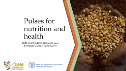 Title with Picture Layout - 2016 International Year of Pulses