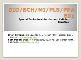 BIO/BCH/MI/PLS/PPA 601
