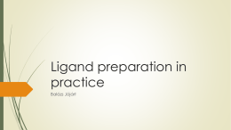 Ligand preparation in practice