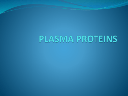 plasma proteins