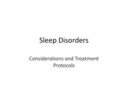 Naturopathic Considerations for Sleep Disorders
