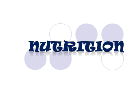 Nutrition Powerpoint