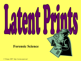 Latent Prints PPT - Lorain City Schools