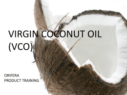 VCO and body hormones VIRGIN COCONUT OIL