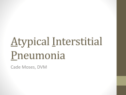 Atypical Interstitial Pneumonia