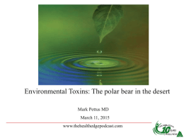 CreatingHealth- Environmental Toxins 2015 copy