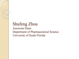 Shufeng Zhou - OMICS International