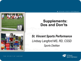 SVSP Supplement Presentation
