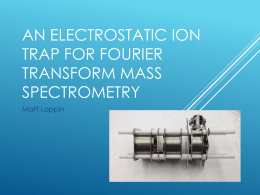 An electrostatic harmonic potential ion trap for Fourier transform MS