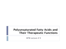Enzymatic methods in omega-3 concentration - Lectures For UG-5