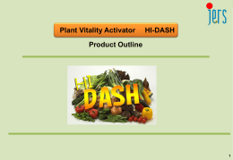 `Hi-Dash` Plant Vitality Activator from JERS