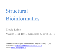 Lecture 3 – Secondary Structurex - LCQB
