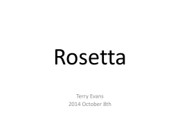 Rosetta - BTE999