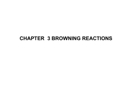 Browning Reactions File