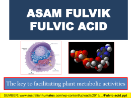 Fulvic Acids
