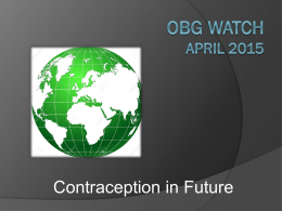 ObG Watch April 2015