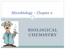 BIOLOGY * CHAPTER 2