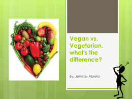Completed Project Vegan Vs. Vegetarian Powerpoint