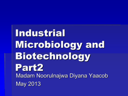 Industrial Microbiology