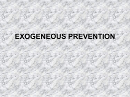 08. exogeneous prevention