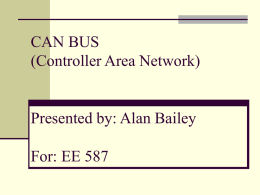 CAN BUS (Controller Area Network)