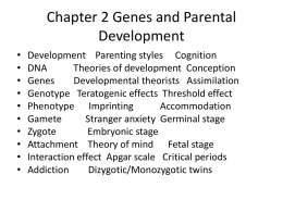 Life begins with genes