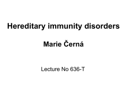 Primary T-cell deficiencies