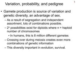 Variation, probability, and pedigree