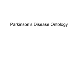 Parkinson`s Disease Ontology