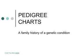 pedigree charts - Montgomery County Schools