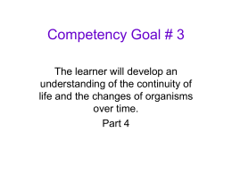 Competency Goal # 3