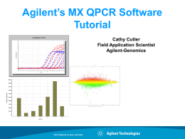 QPCR: MX Software Training- How to Set Up an Absolute