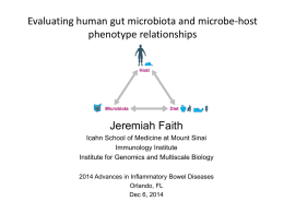 Evaluating Hum Gut Microbiota and Microbe