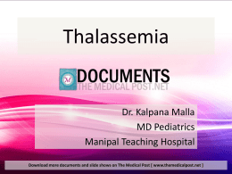 α-thalassemia