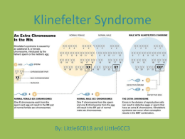 Syndrome Klinefelter