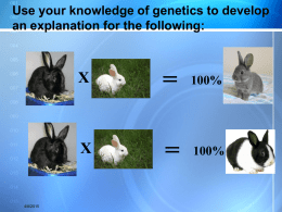 Variations to Mendelian Genetics