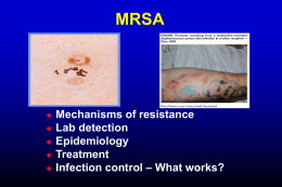 MRSA - Infectious Diseases