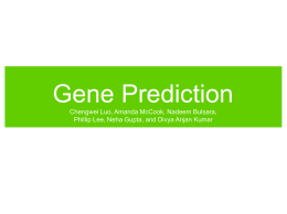 RNA gene prediction